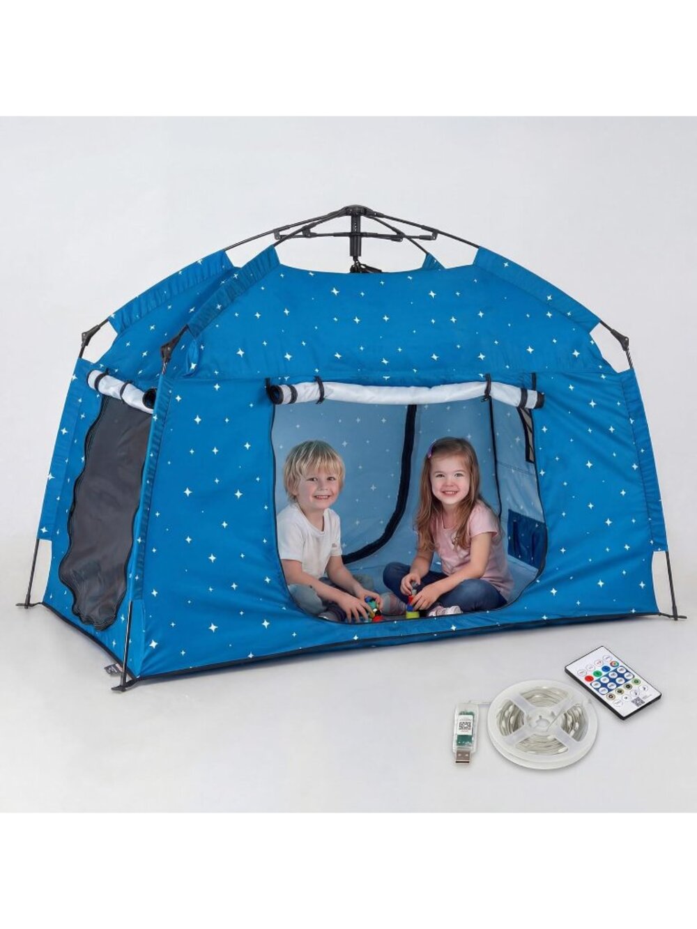 Kids Sky Easy Set Up Playhouse with LED Light Strip Indoor & Outdoor Games